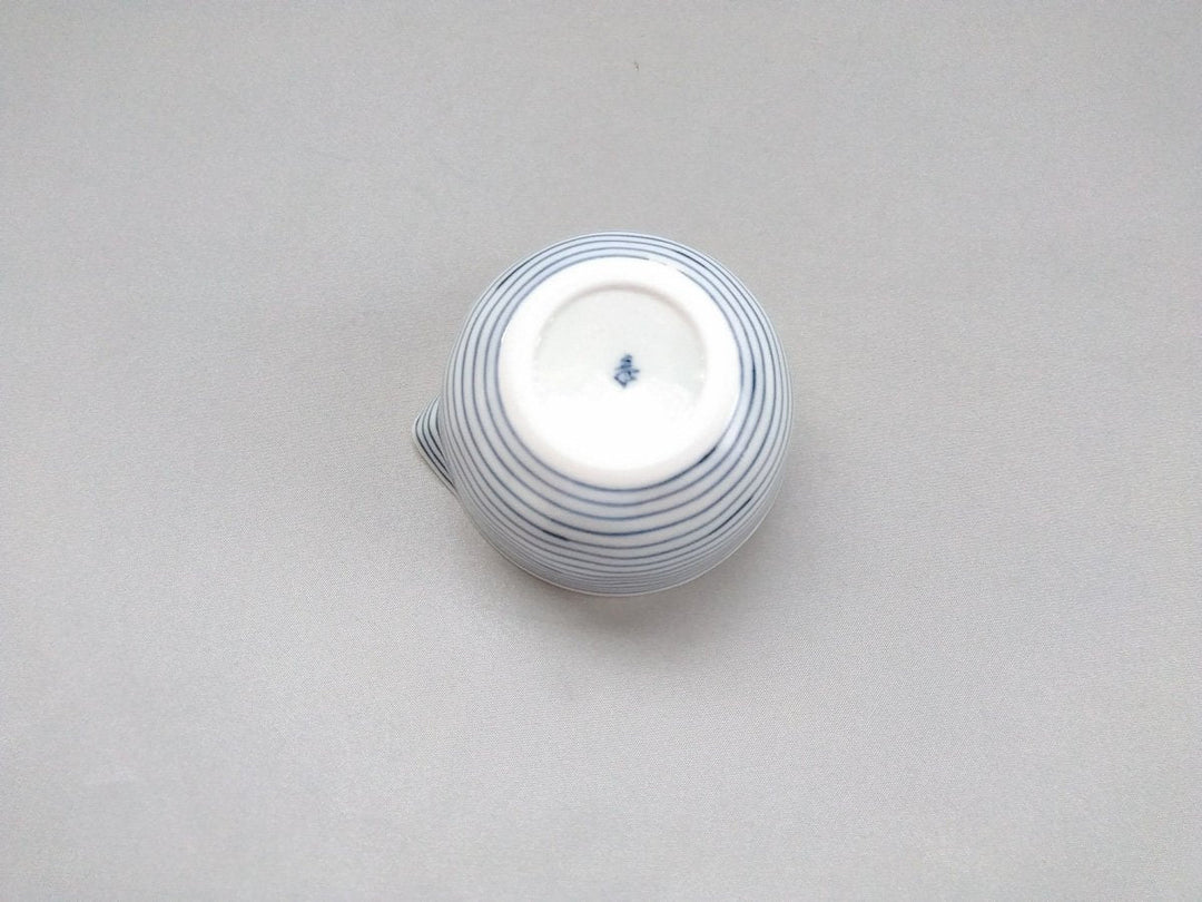 Line Line Katakuchi Small Bowl Blue - Crafted By Koso Kiln
