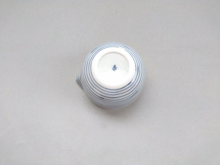 Line Line Katakuchi Small Bowl Blue - Crafted By Koso Kiln