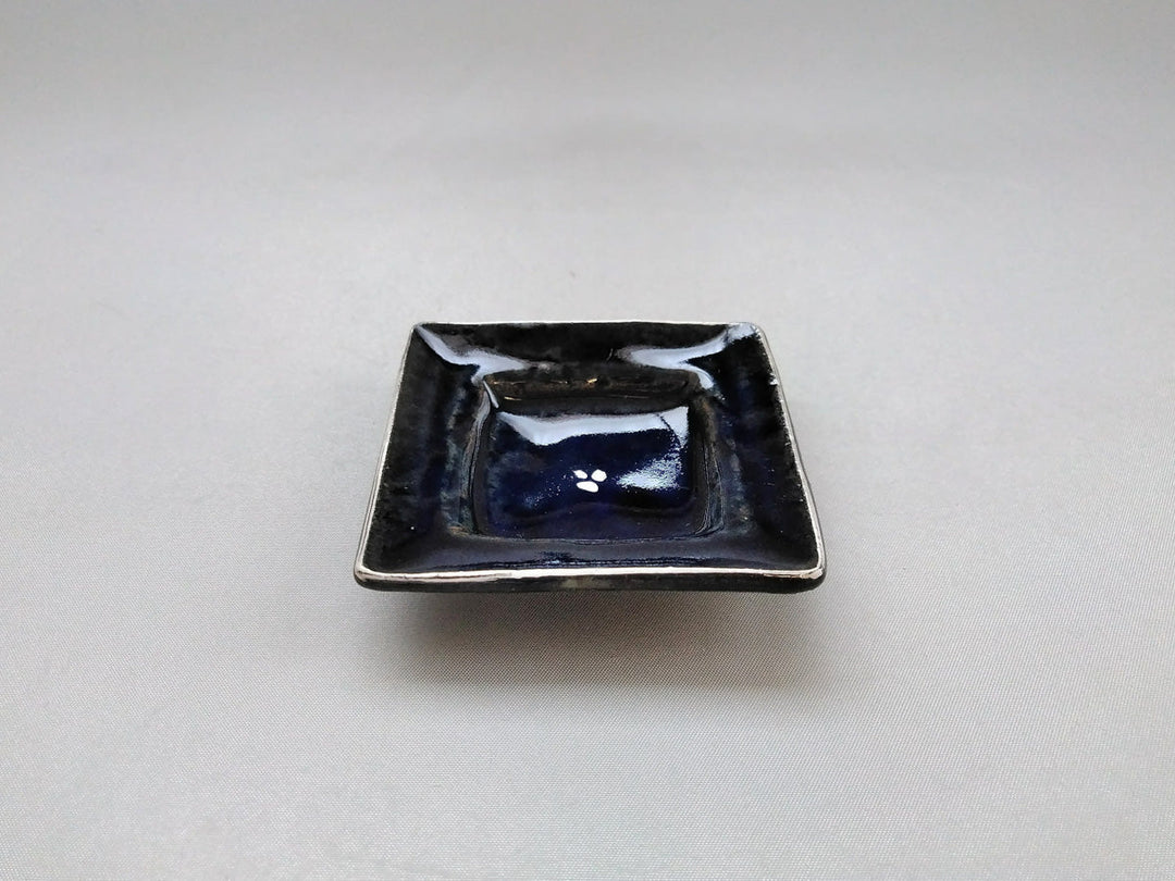 LapisLazuli Silver 2-Sun Square Plate - Crafted By Masaaki Hibino