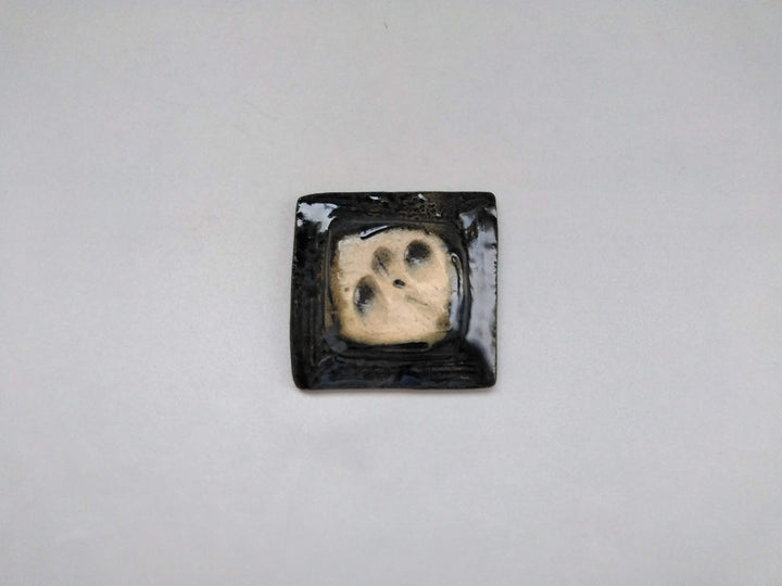 LapisLazuli Silver 2-Sun Square Plate - Crafted By Masaaki Hibino