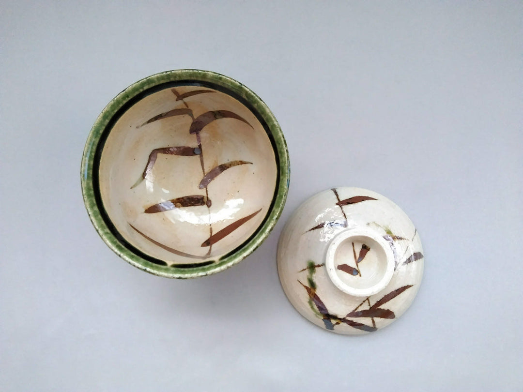 Oribe grass Pattern lid - Crafted By Renji Nakagaki