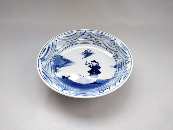 Nagasaki Pattern Tmabuchi 7-Sun Soup Plate - Crafted By Shingama