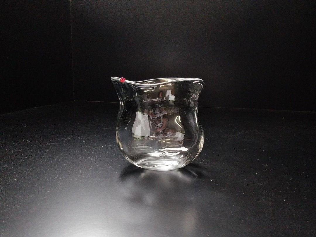 Pochikoro Glass Red - Crafted By Mitsuhiro Hara