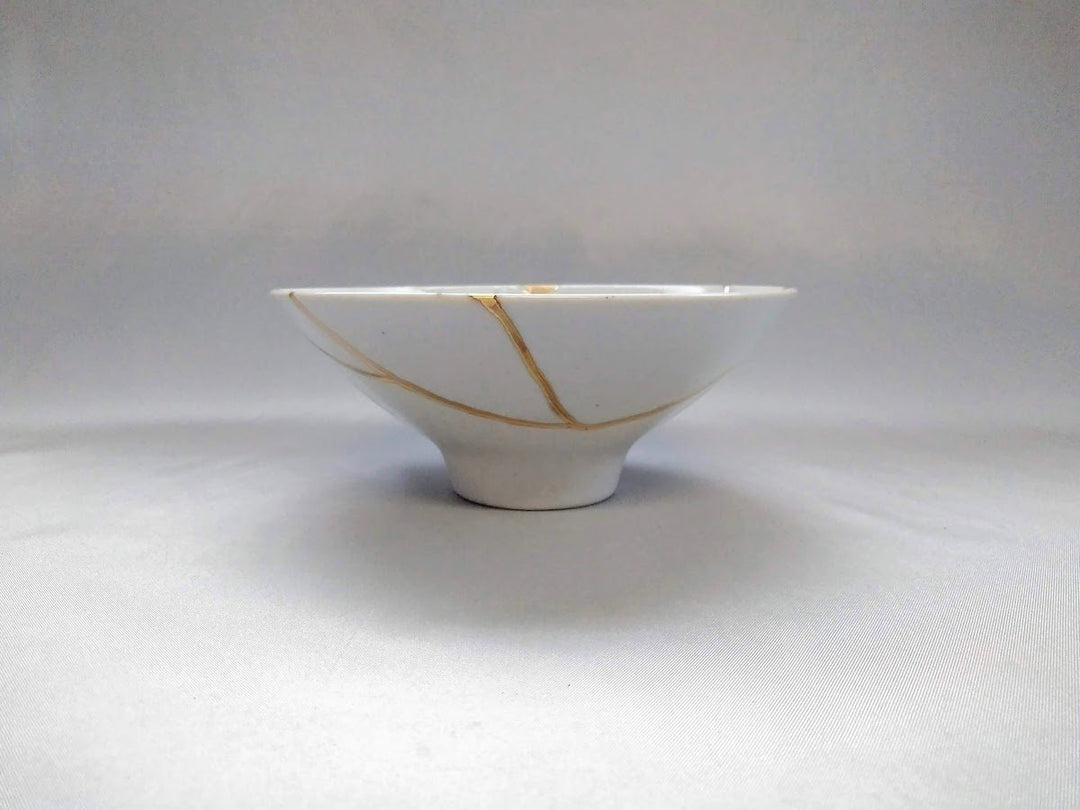 Lee Chao Kintsugi Flat Small Bowl - Crafted By Kanemon Kiln