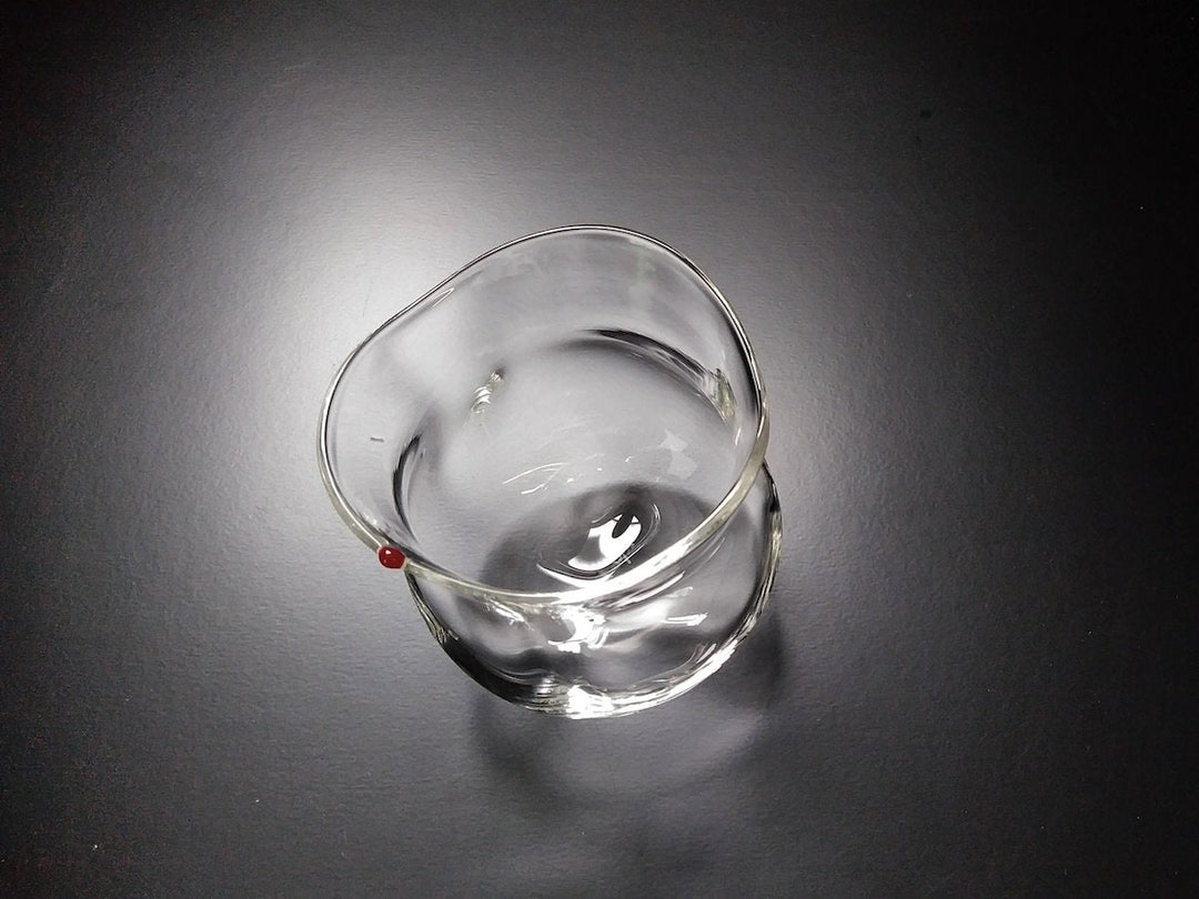 Pochikoro Glass Red - Crafted By Mitsuhiro Hara
