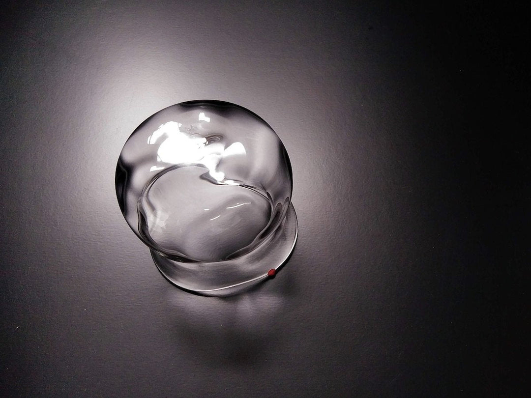 Pochikoro Glass Red - Crafted By Mitsuhiro Hara