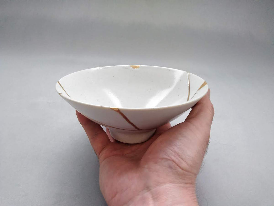 Lee Chao Kintsugi Flat Small Bowl - Crafted By Kanemon Kiln
