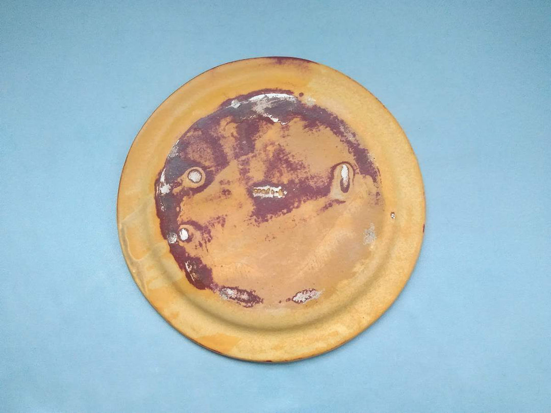 Color Matte Rim Plate Yellow - Crafted By Takuya Ohara
