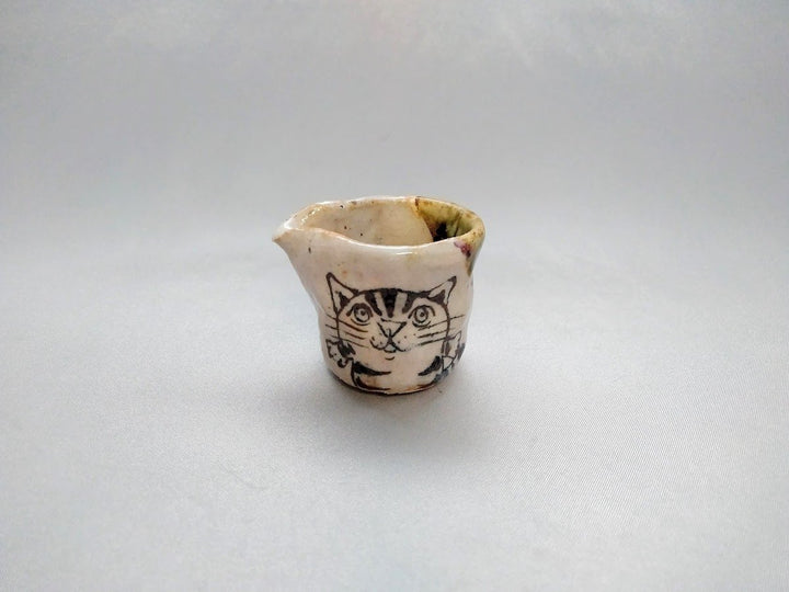 Milk Pitcher Cat and Kemari - Crafted By Hiroshi Sato