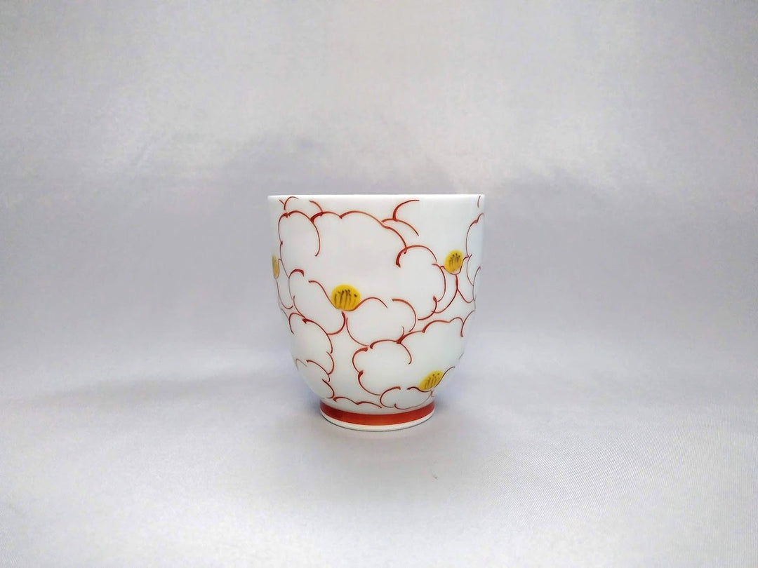Flower Tea Cup Red - Crafted By Koso Kiln
