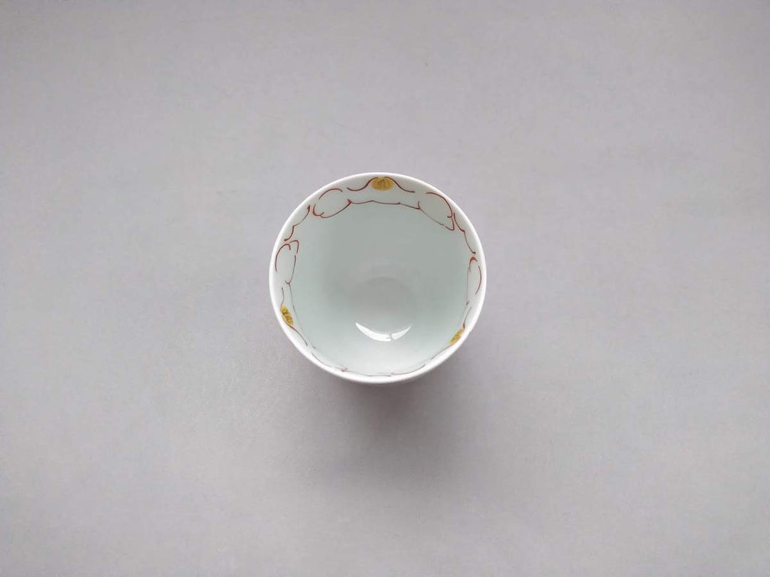 Flower Tea Cup Red - Crafted By Koso Kiln