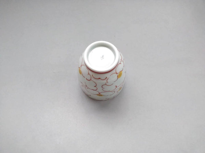 Flower Tea Cup Red - Crafted By Koso Kiln