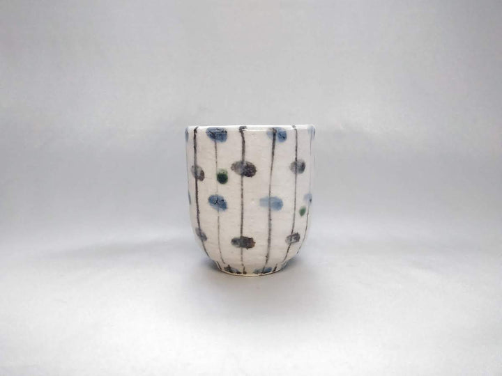 Oribe Tamasudare Tea Cup — Hand-Glazed Japanese Pottery by Renji Nakagaki