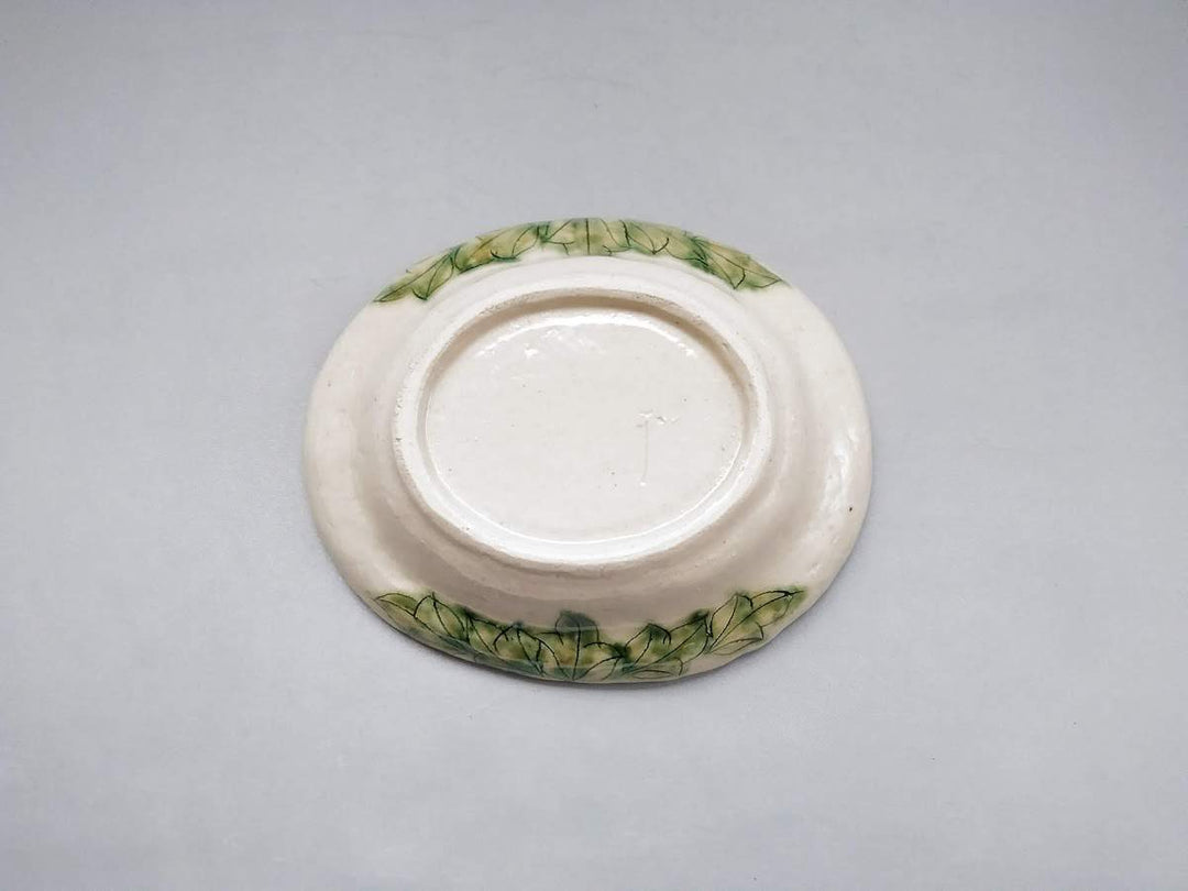 Peony Oval Rim Deep Plate Red - Crafted By Yoshihei Kato