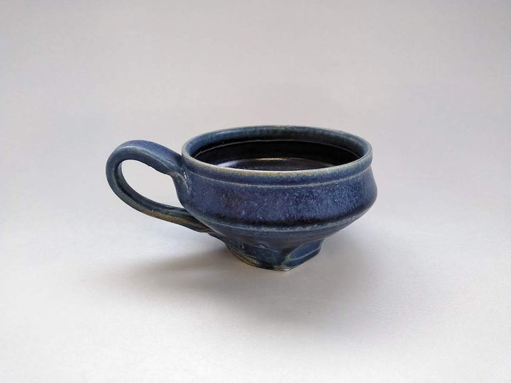 Deep Blue Glazed Soup Cup - Crafted By Kazuhito Yamamoto