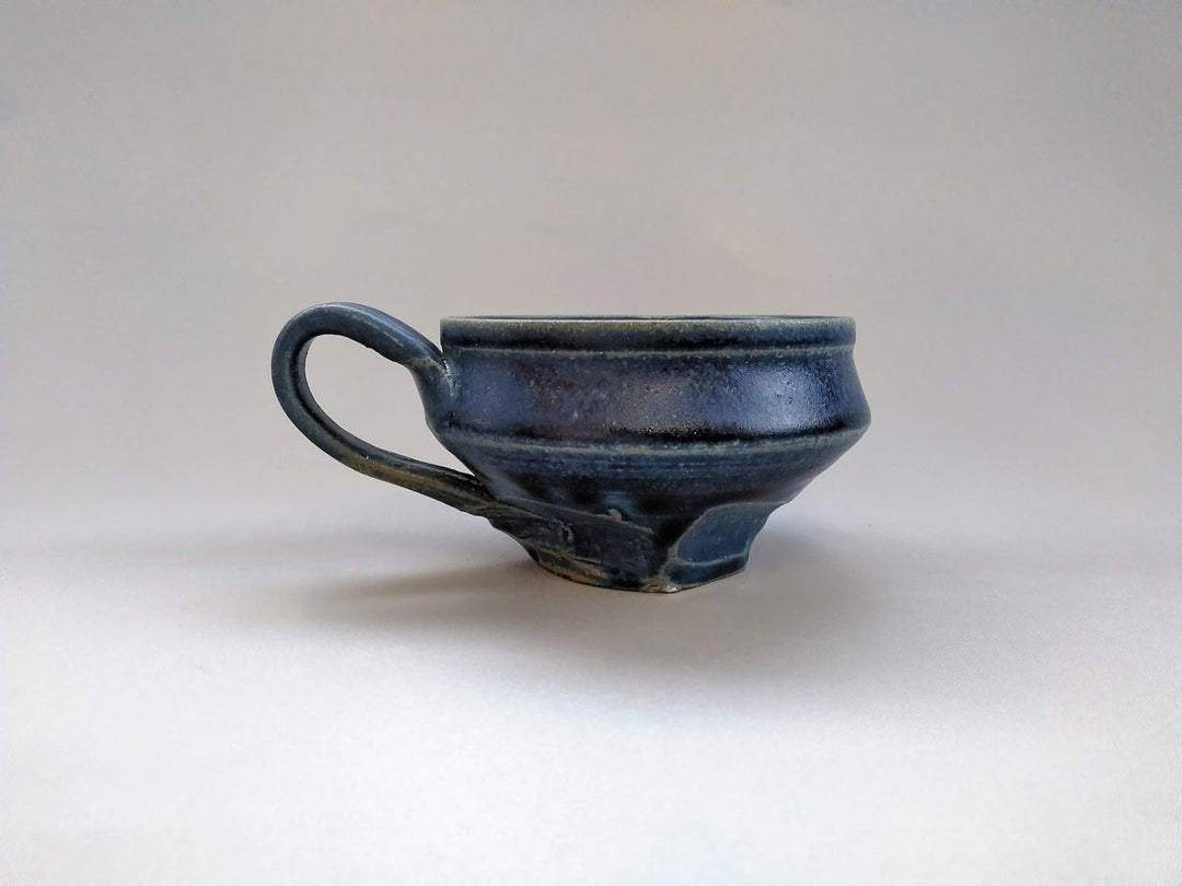 Deep Blue Glazed Soup Cup - Crafted By Kazuhito Yamamoto