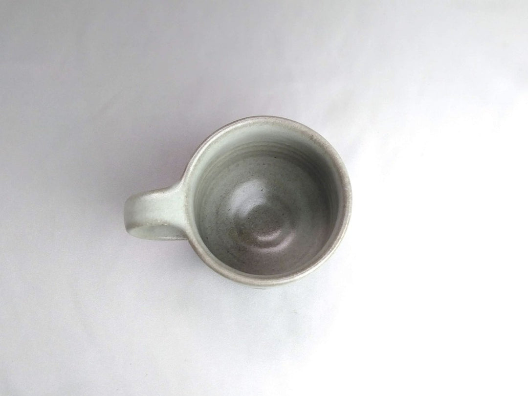 Gray Glazed Black dot Mug - Crafted By Tatsuo Otomo