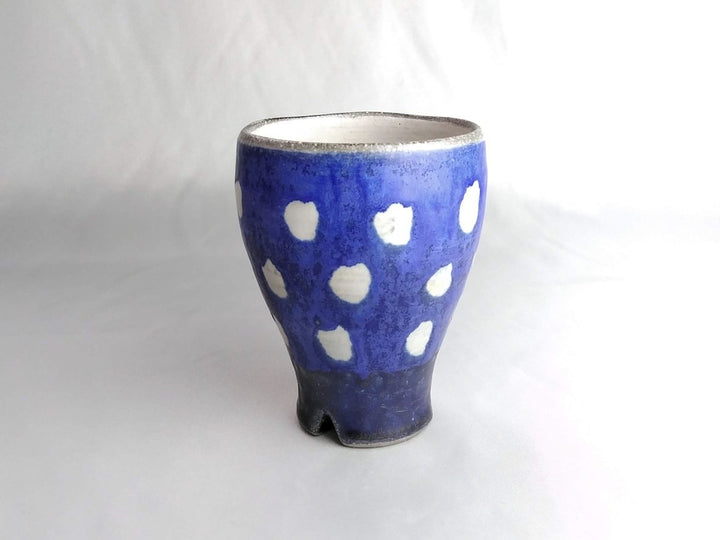 Blue dot Beer Mug - Crafted By Tatsuo Otomo