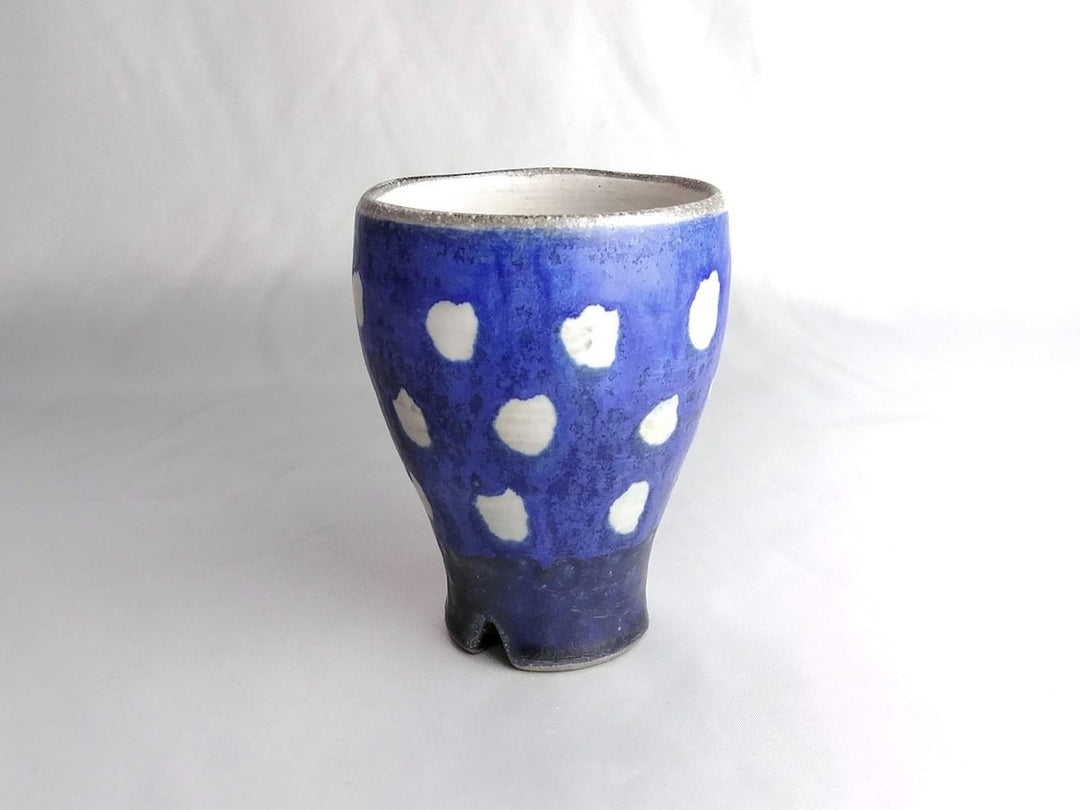Blue dot Beer Mug - Crafted By Tatsuo Otomo