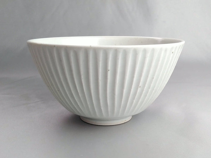 Ash Glazed Ridged multipurpose Bowl - Crafted By Pottery Ao