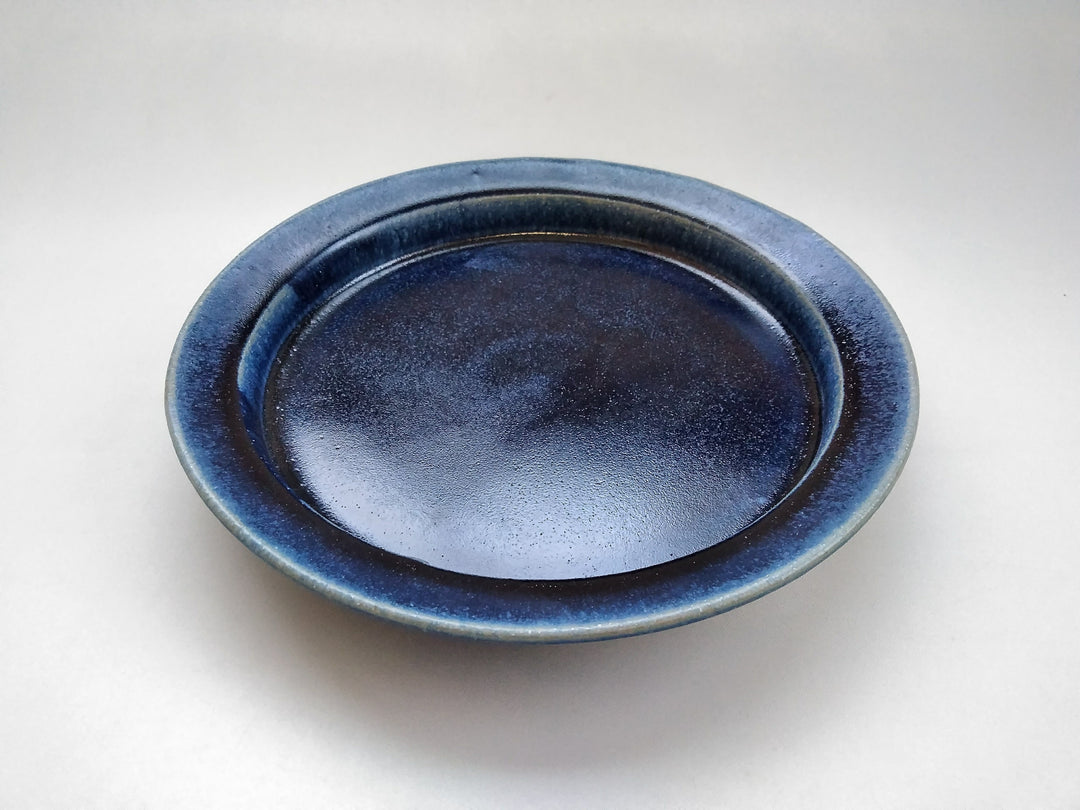 Deep Blue Glazed Rim Dinner Bowl - Crafted By Kazuhito Yamamoto