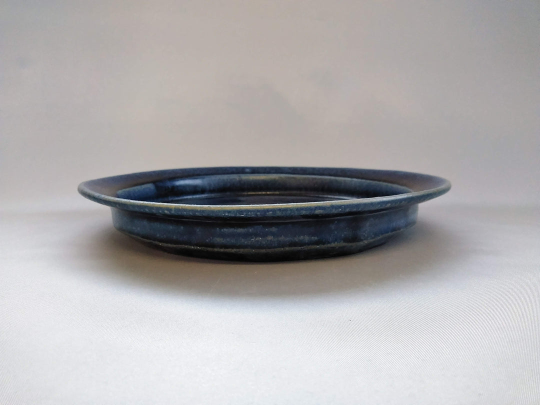 Deep Blue Glazed Rim Dinner Bowl - Crafted By Kazuhito Yamamoto