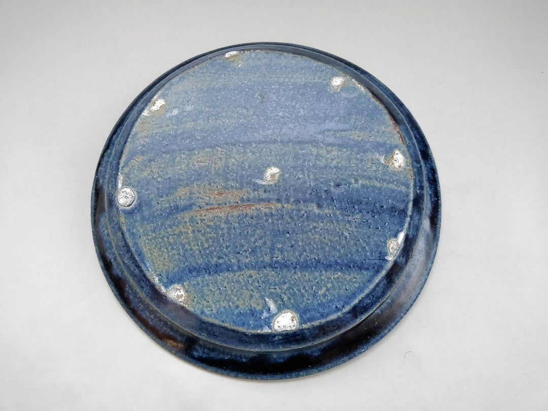 Deep Blue Glazed Rim Dinner Bowl - Crafted By Kazuhito Yamamoto