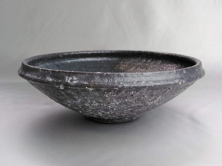 Black oyster mushroom 7-Sun mortar - Crafted By Masahiro Kumagai