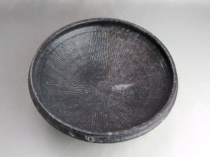 Black oyster mushroom 7-Sun mortar - Crafted By Masahiro Kumagai