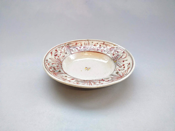 Annam Red 5-Sun Rim Bowl - Crafted By Masaaki Hibino