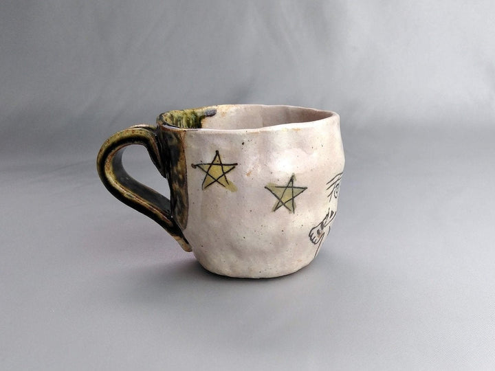 Starry sky and cat Mug - Crafted By Hiroshi Sato