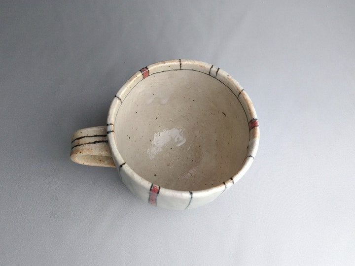 Two-Color Tokusamaru Mug Red - Crafted By Masashi Sato