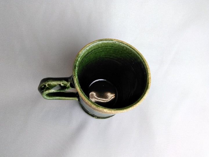 Oribe Line Engraved Dot Tube Mug - Crafted By Kazuhito Yamamoto