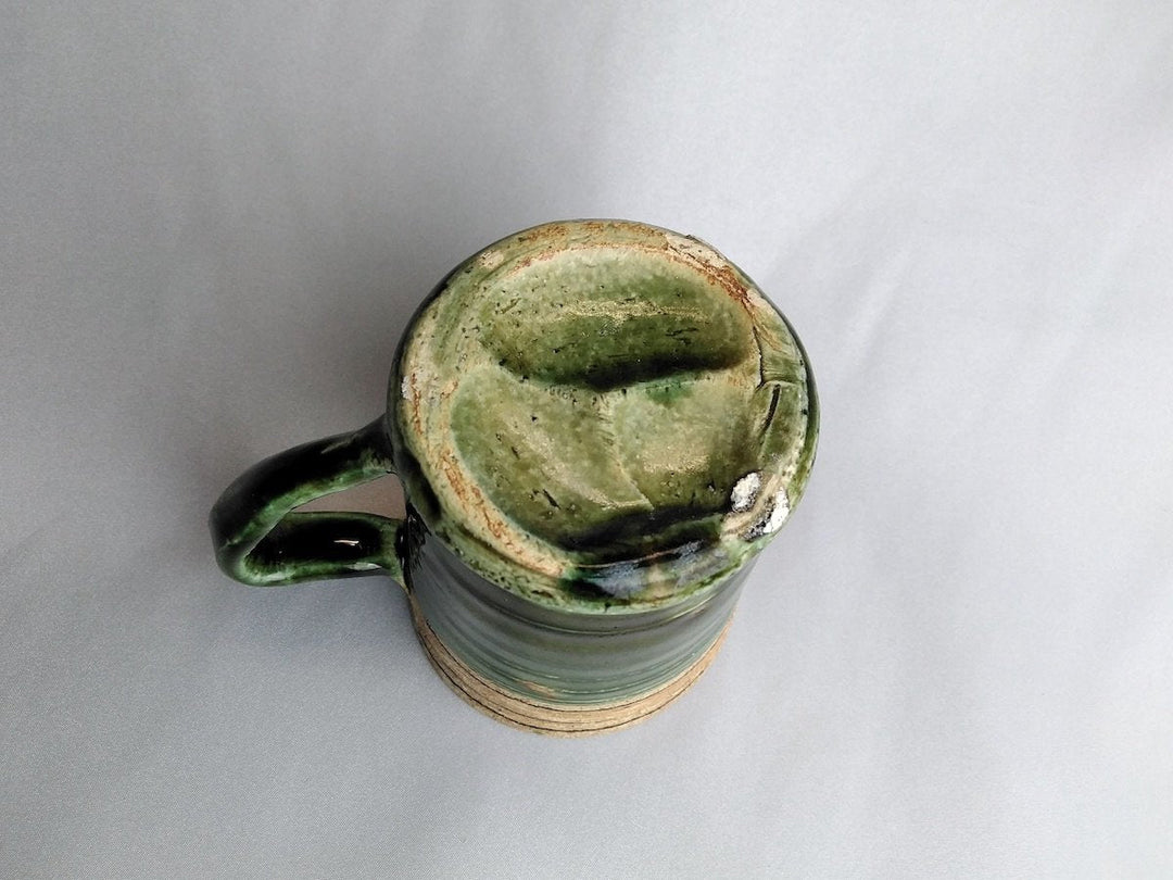 Oribe Line Engraved Dot Tube Mug - Crafted By Kazuhito Yamamoto
