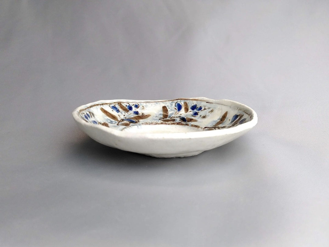 Annam Blue Ethnic 4-Sun Rim Bowl - Crafted By Masaaki Hibino