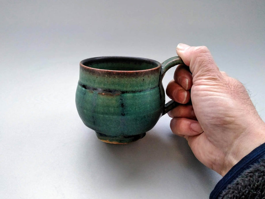 Matte Oribe Round Mug - Crafted By Kazuhito Yamamoto