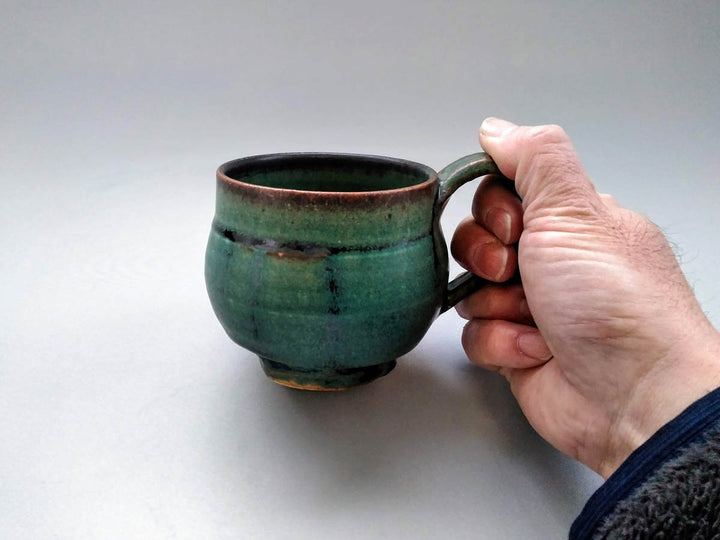 Matte Oribe Round Mug - Crafted By Kazuhito Yamamoto