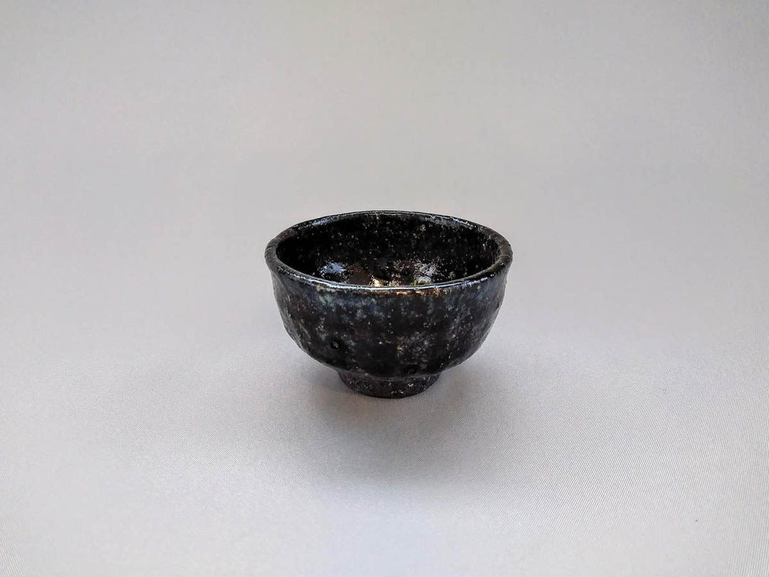 Mouse Ash Glazed Round Cup, Japanese pottery (ceramic)