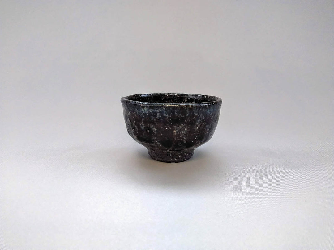 Mouse Ash Glazed Round Cup, Japanese pottery (ceramic)