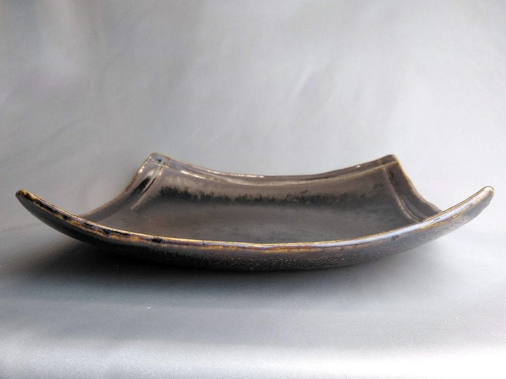 Kiln-hen raster 7-Sun Square Plate - Crafted By Hakudo Kiln