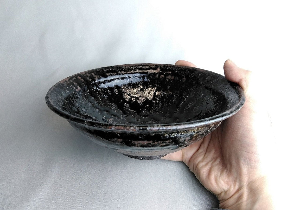 Mouse Ash Glazed 6-Sun Shallow Bowl - Crafted By Seiji Okuda