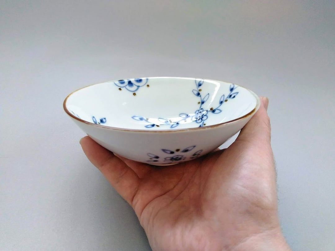 Vine Arabesque Flat Bowl — Hand-Painted Japanese Porcelain by My Store