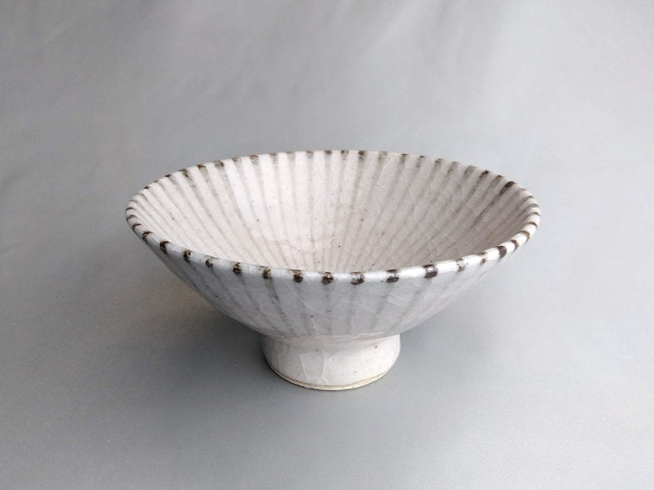 Shino Tokusa Rice Bowl Small — Kiln-Fired Japanese Pottery by My Store