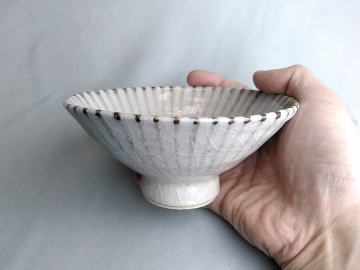 Shino Tokusa Rice Bowl Small - Crafted By Shigehisa Miura