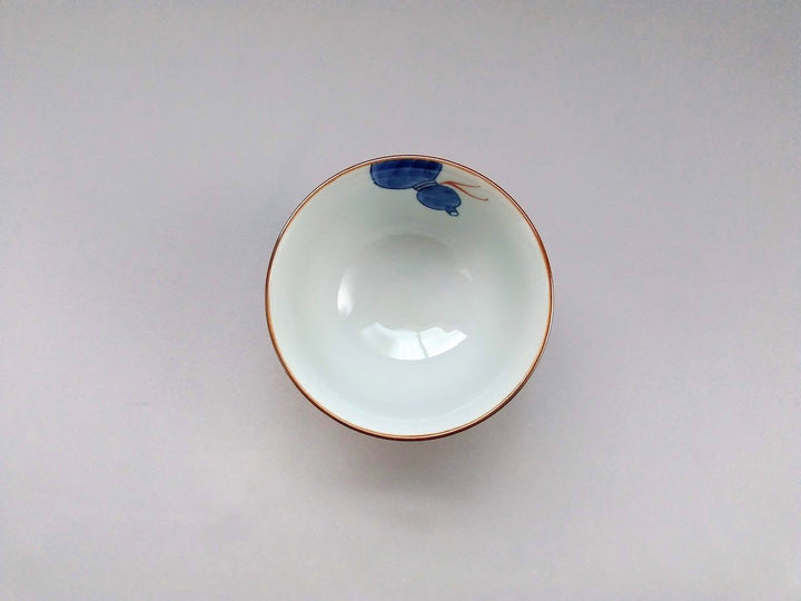 Gourd Pattern Rice Bowl Small - Crafted By Tokushichi Kiln