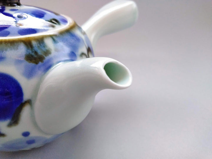 Underglazed Floral TeaPot - Crafted By Chojuro kiln