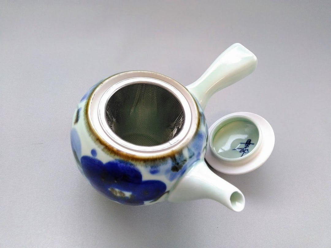 Underglazed Floral TeaPot - Crafted By Chojuro kiln