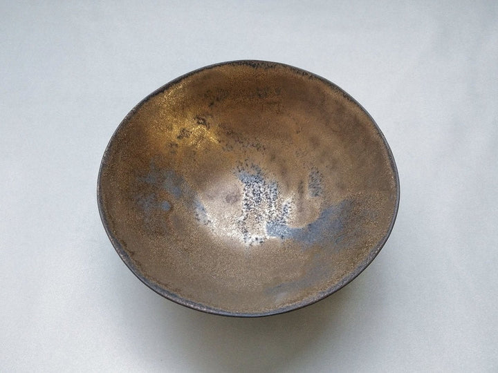 Gold Clay Glazed Round Small Bowl - Crafted By Kikaku Pottery