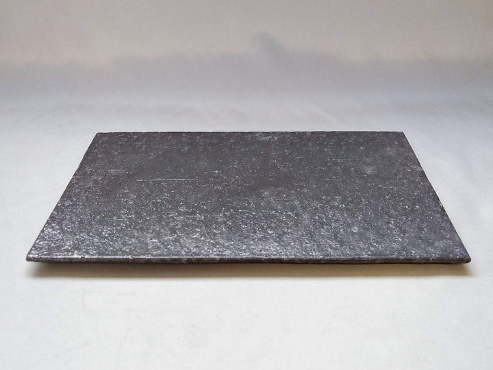 Black crab Long Square Plate - Crafted By Masahiro Kumagai
