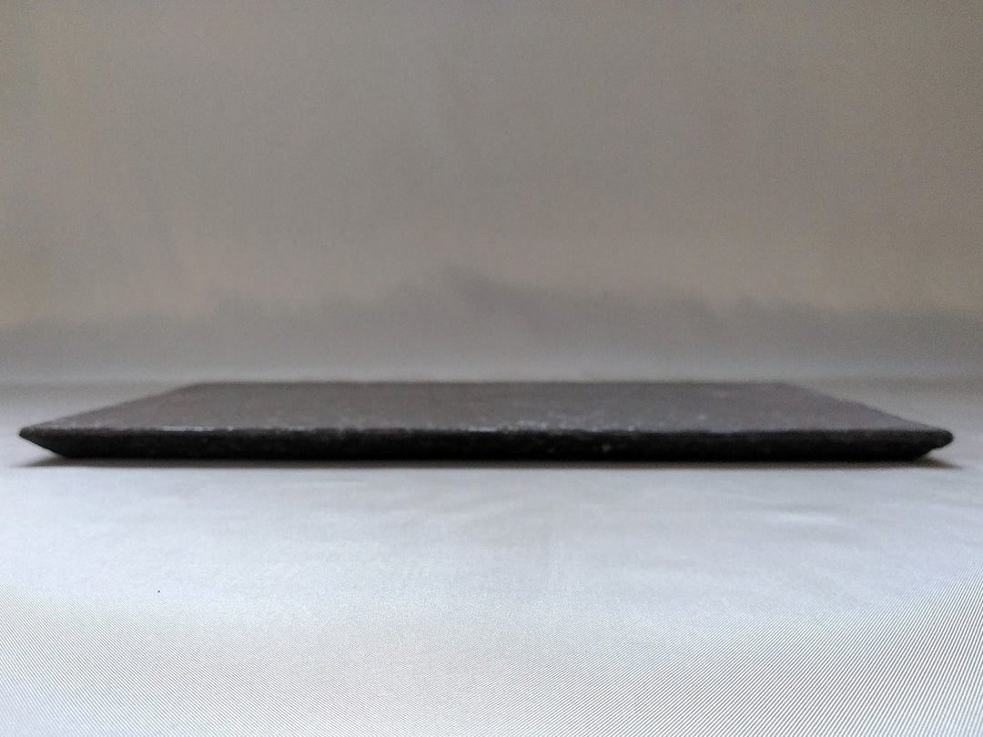 Black crab Long Square Plate - Crafted By Masahiro Kumagai
